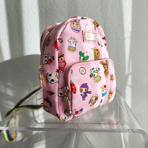 *(NWT)* Pink discontinued Tokidoki mini backpack
